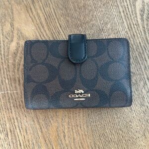 Coach Black and brown small Wallet